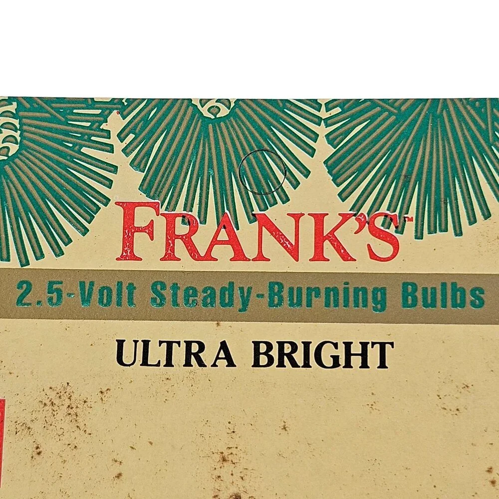 Franks Ultra Bright Steady Burning Bulbs 2.5V 3.5V for Superbright Sets Vintage